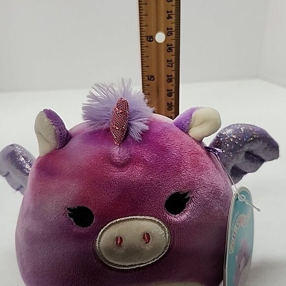 Squishmallow Willow Tie Dye 5" Pegasus NWT - Picture 4 of 11